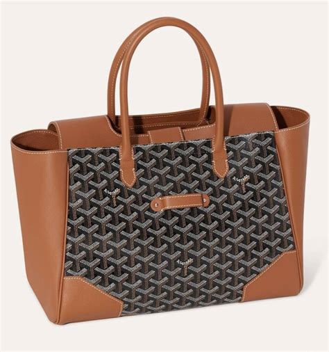 goyard saigon orange|goyard saigon tote bag cost.